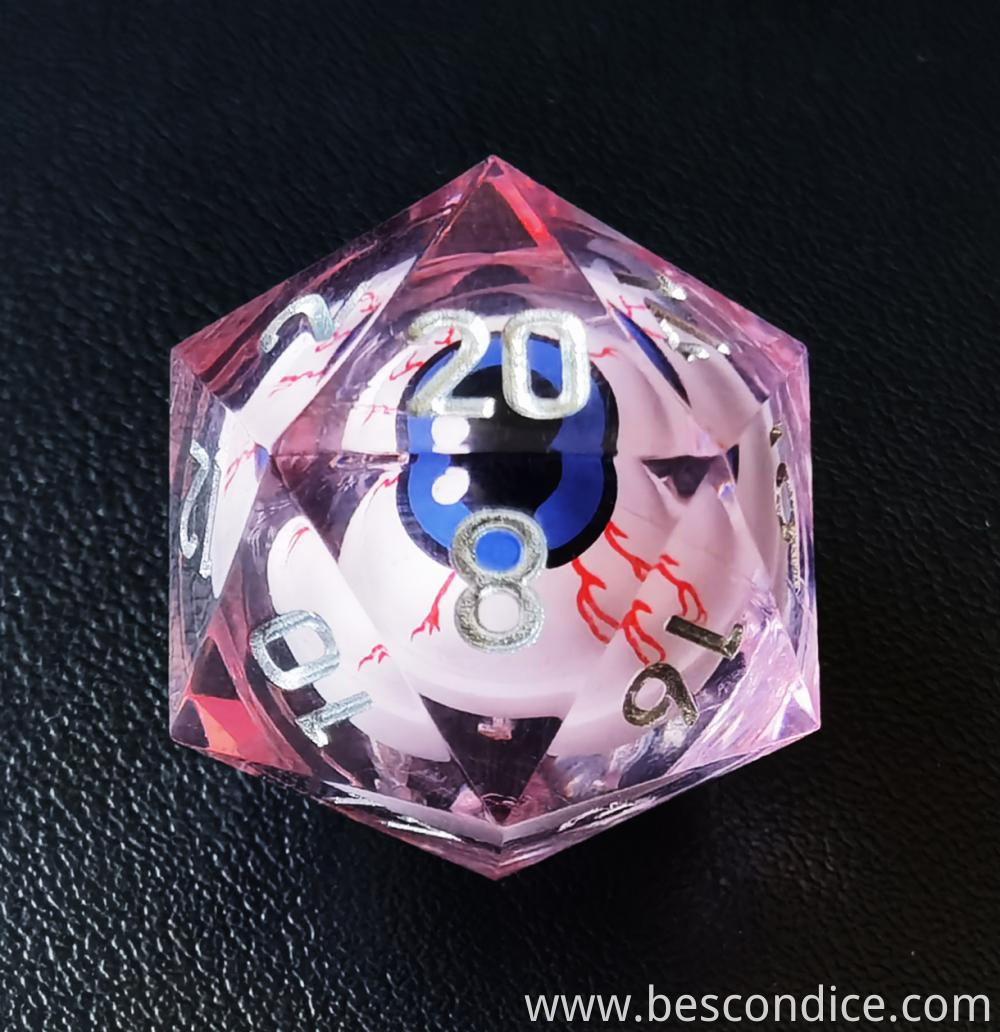 Rolling Eye Polyhedral Dice D20 2